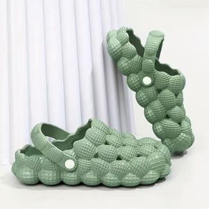 Adult Sea Green Bubble Slides with Strap